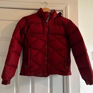 Marmot Red Puffer Jacket
